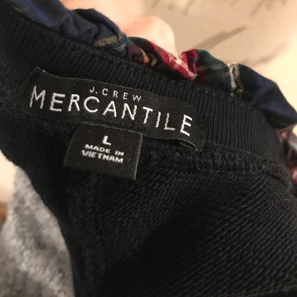 J. Crew Sweatshirt with Ruffle - Picture 5 of 6